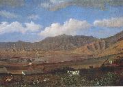 Enoch Wood Perry, Jr. Kualoa Ranch, Oahu Spain oil painting artist